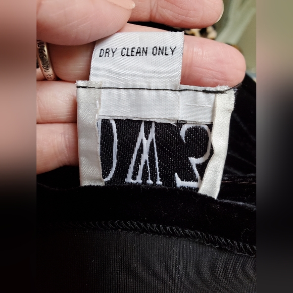 Vintage Velour Velvet Maxi Dress by DW3 for David Warren - Picture 12 of 12